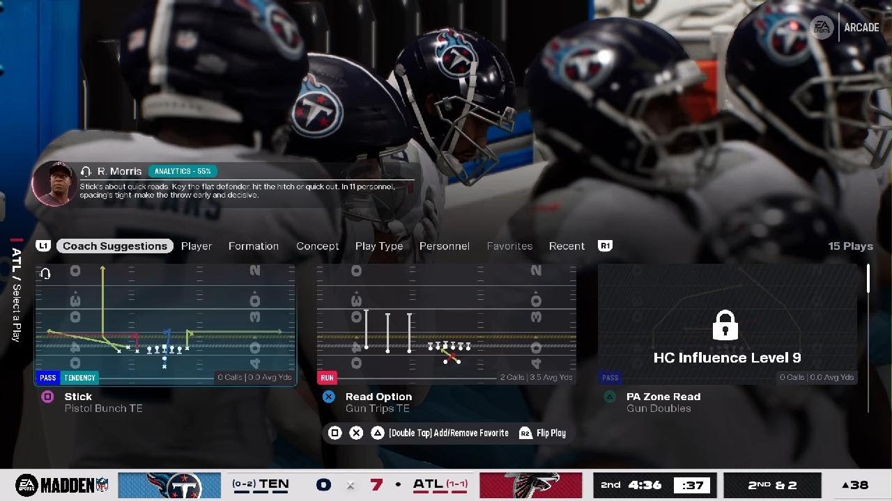 Madden NFL 26 Titans vs Falcons (no commentary PS5)