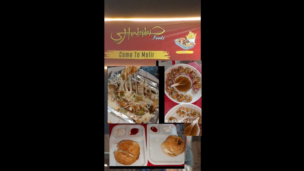 Habibi Foods Malir | Golgappay cheese fries zinger burger chicken burger only 1100 |Sona Kazi review