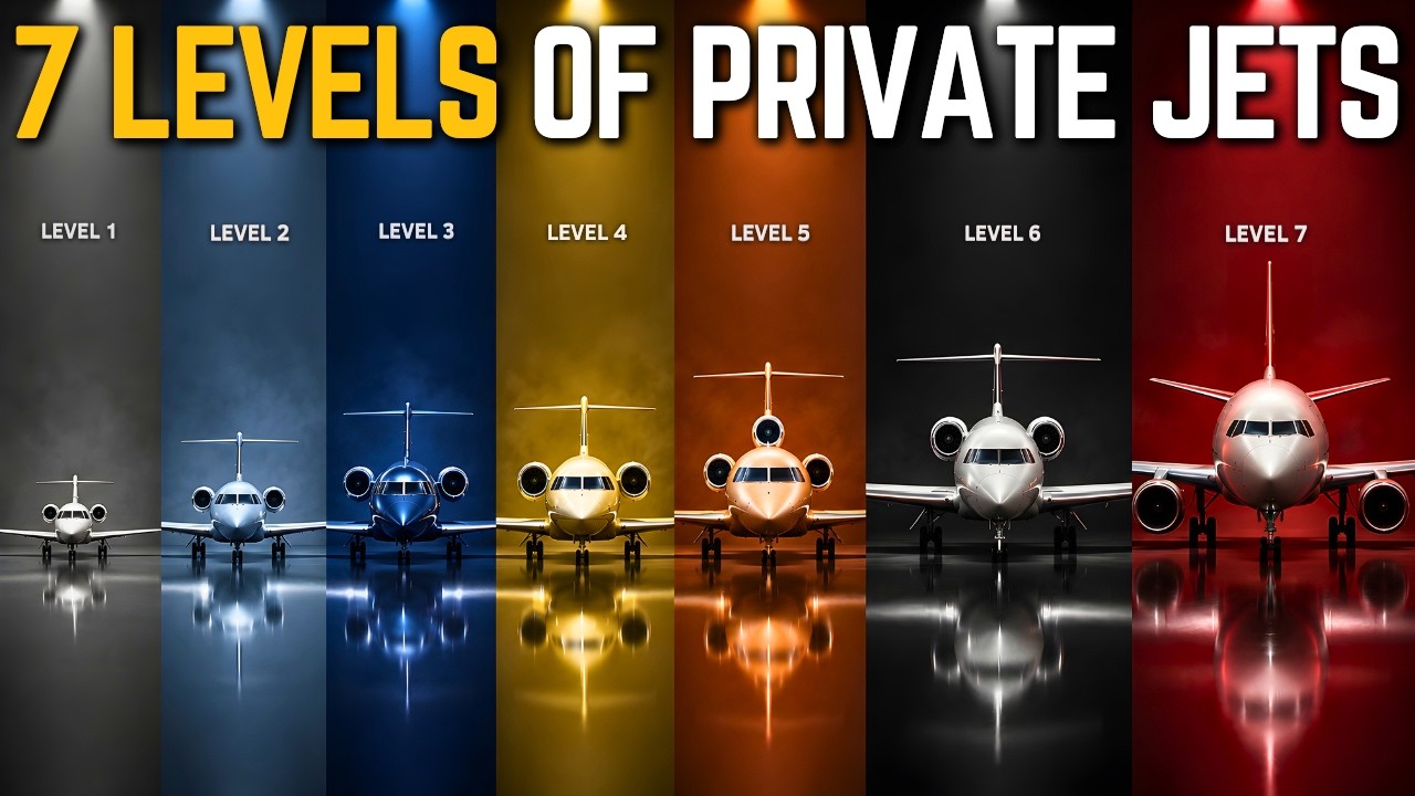 The 7 Levels of Private Jets
