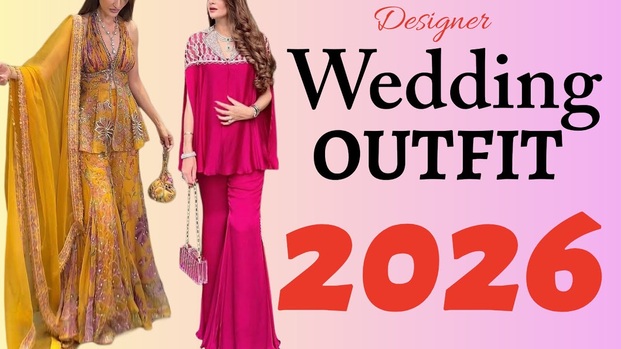 Trending wedding outfit | 2025 latest wedding outfit for girls| wedding guest outfit for girls 2026