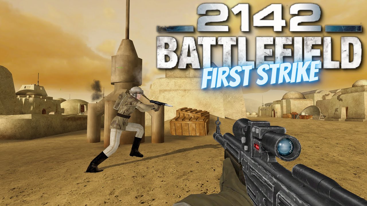 Battlefield 2142 First Strike Mod Tatooine Bestine Gameplay | 4K