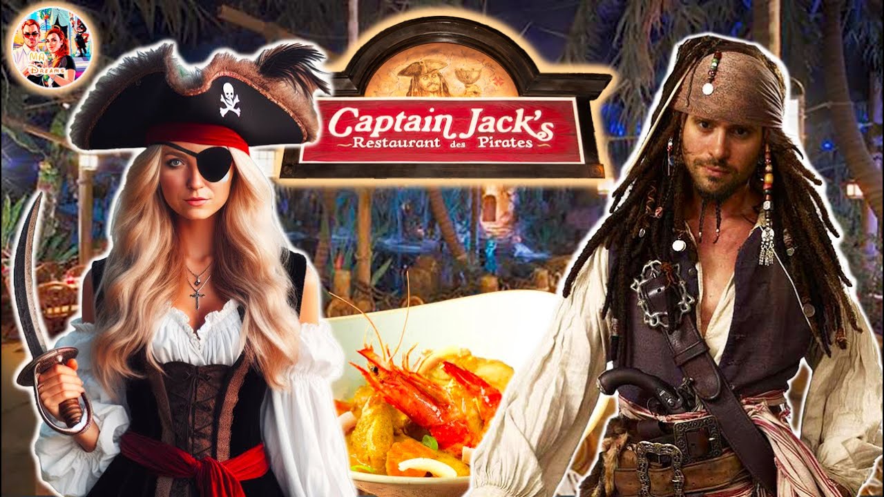 RESTAURANT CAPTAIN JACK'S A DISNEYLAND PARIS 🍽️ - On mange dans l'attraction ! 😮