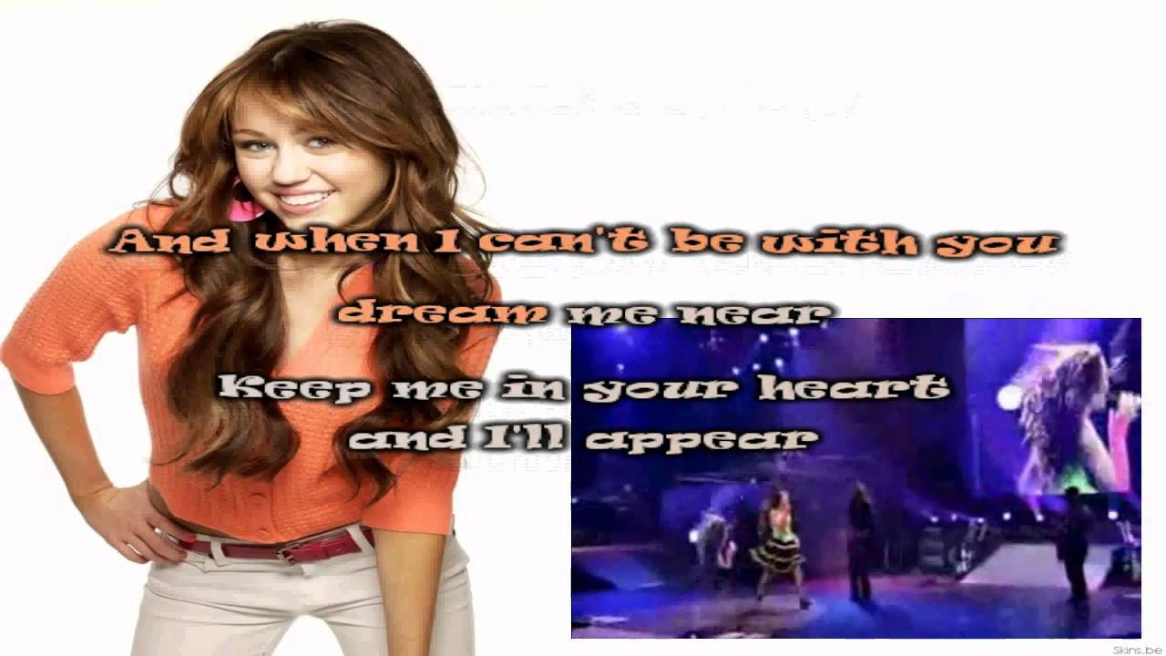 Miley Cyrus Right Here Karaoke (HD)