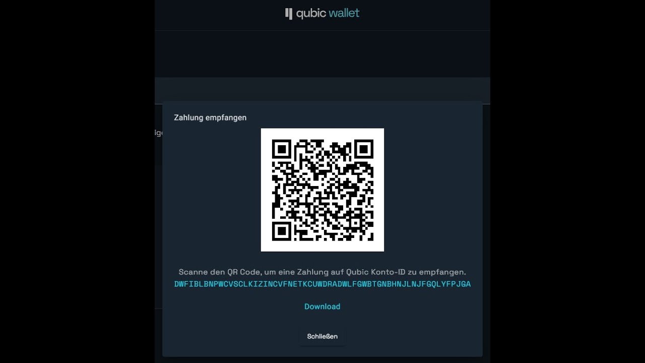 :1 lange Version #qubic  #wallet #deutsch #fassung