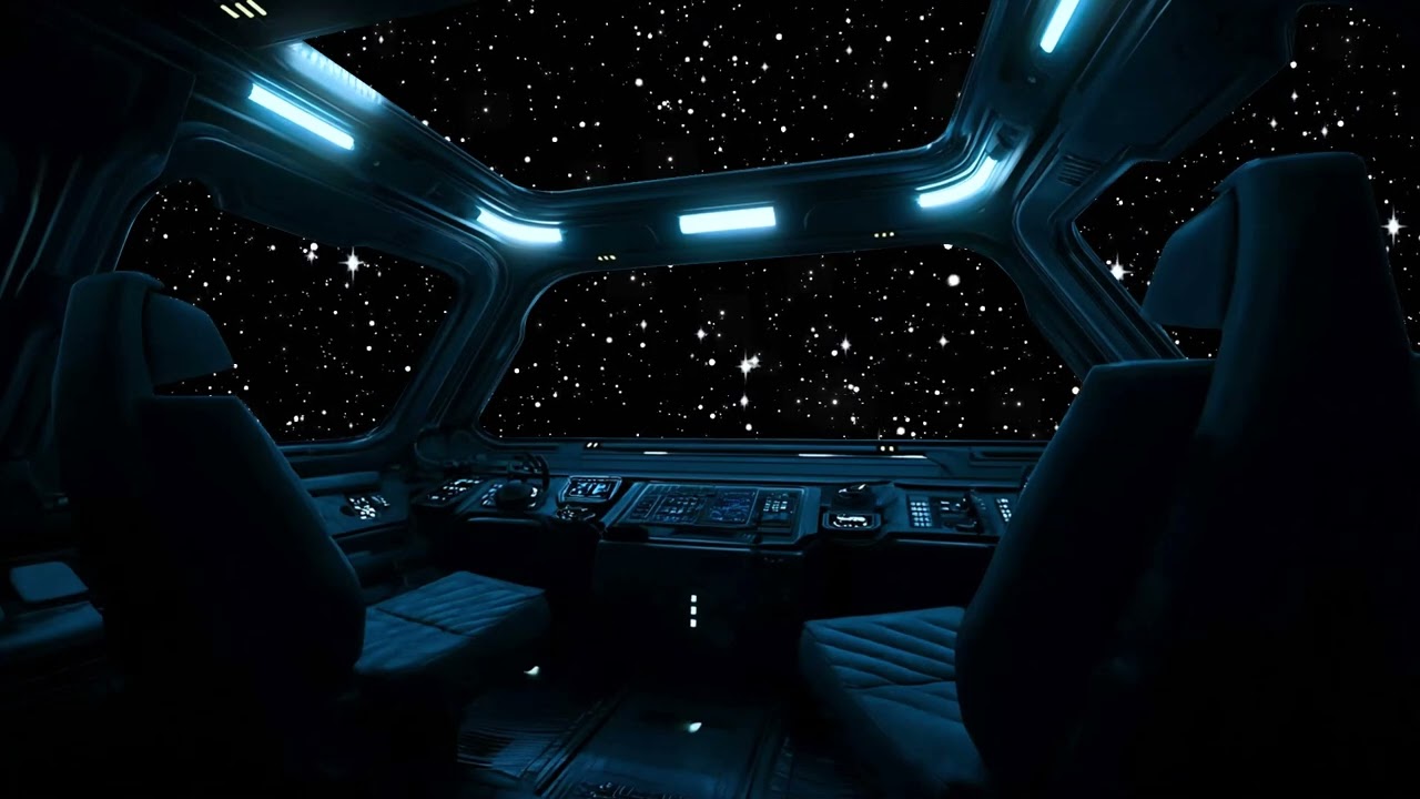 Journey Through the Stars | Soothing Brown Noise & Quiet Spacecraft for Inner Calm and Relaxation
