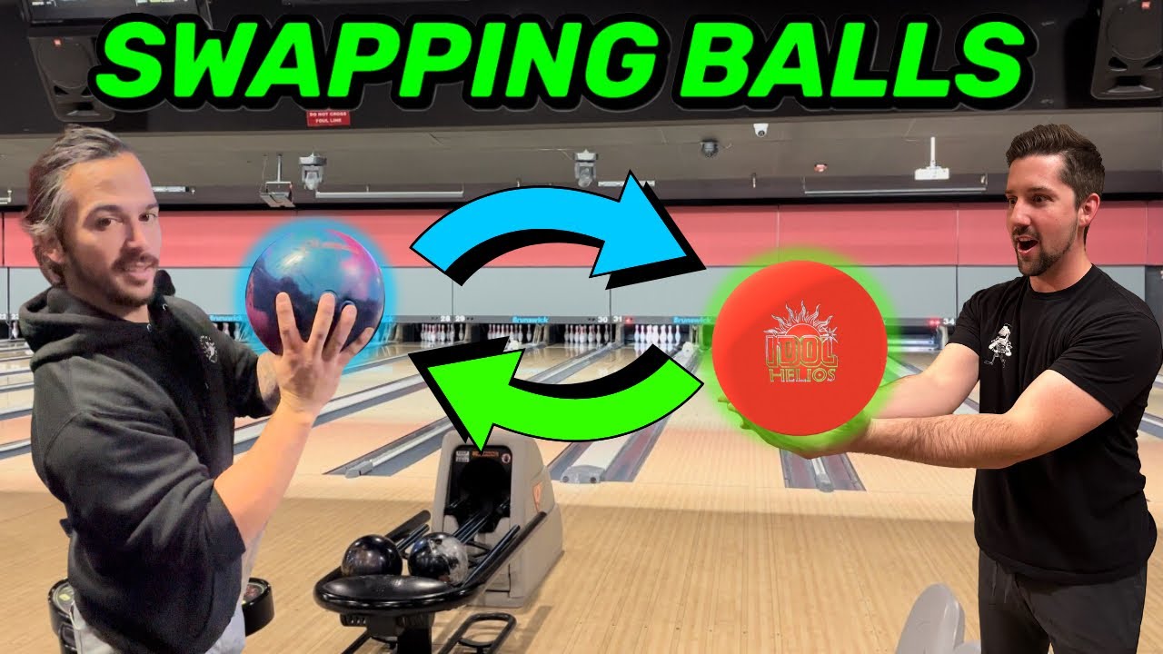 1v1 Bowling Match Using Each Others Balls!