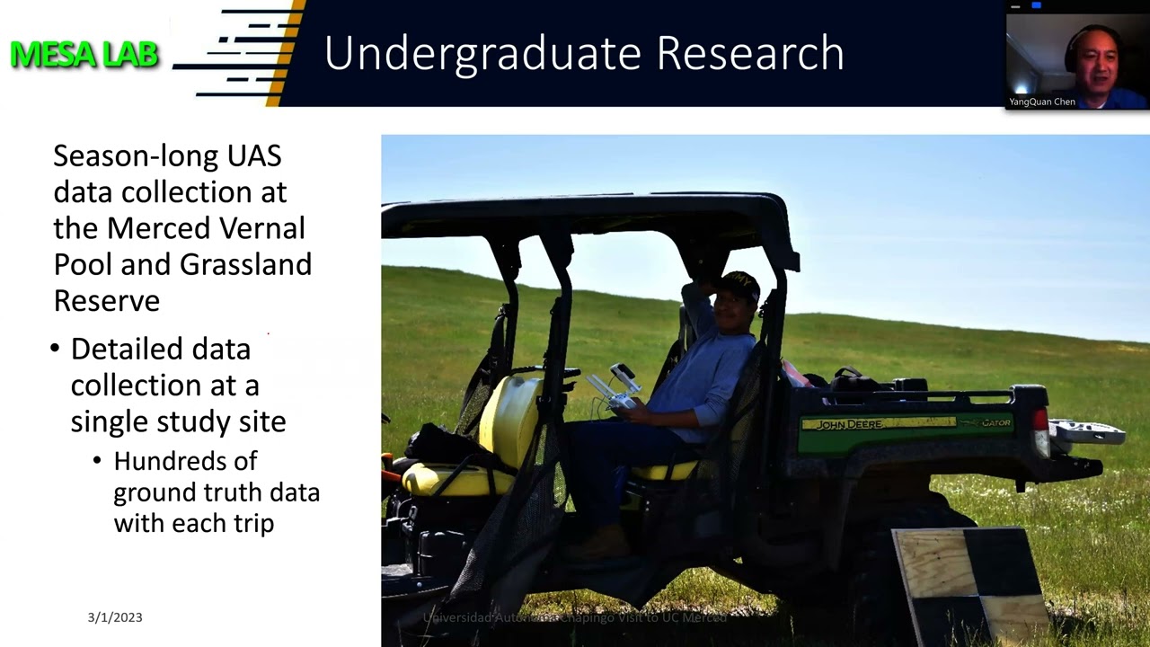 Drone Research Educational Excellence introduction MESA Lab YangQuan Chen 3 1 2023