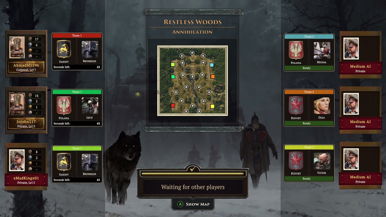iron harvest 3 vs 3 multiplayer (xbox seriesX)
