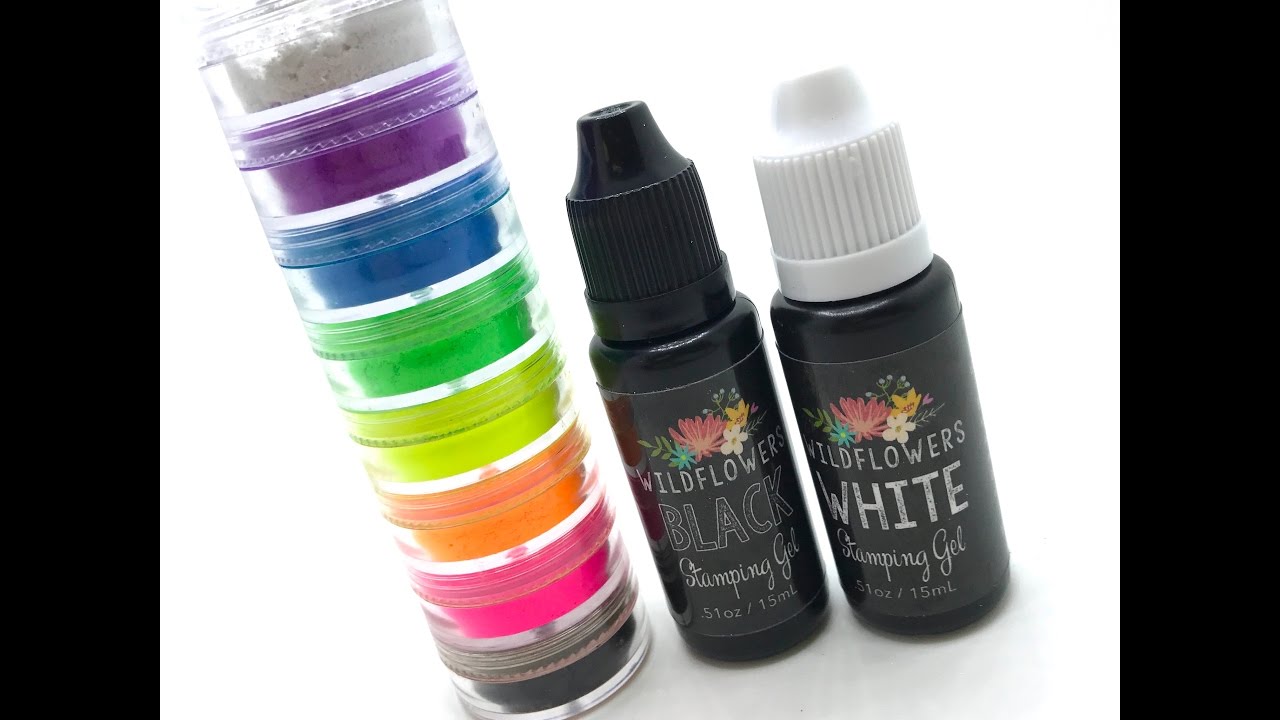 Wildflowers Stamping Gel Instructions