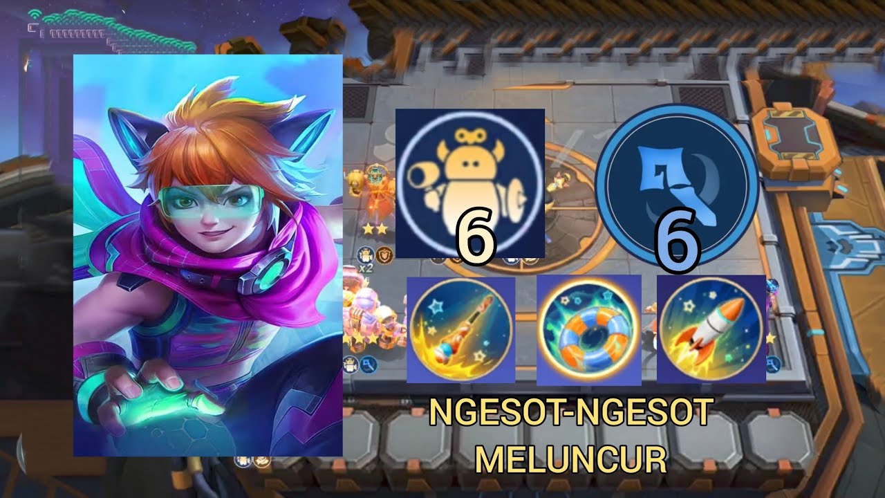 HYPER HARITH 6 TOY MISCHIEF 6 MAGE BIKIN SERANGAN ROKET DAN NGESOT TANPA BATAS - MAGIC CHESS GO GO