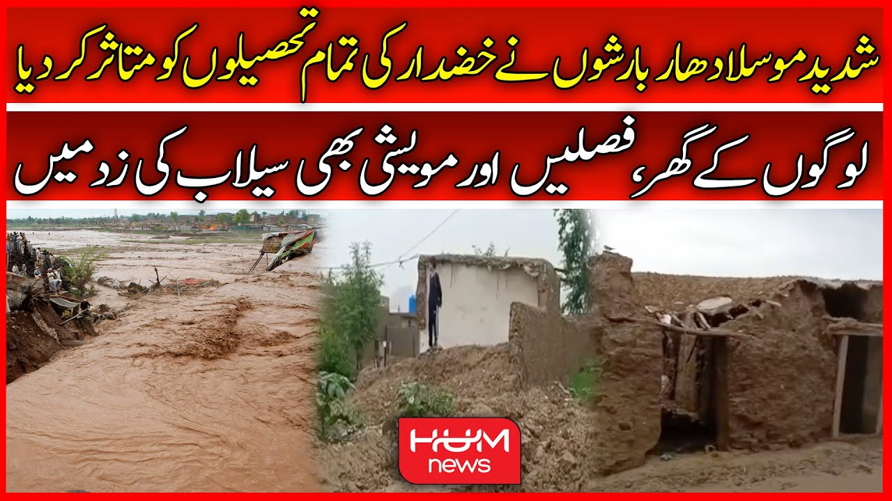 Heavy Rain Destroy all Districts Of Khuzdar | Flood Alert In Pakistan | Citizens Facing Problems
