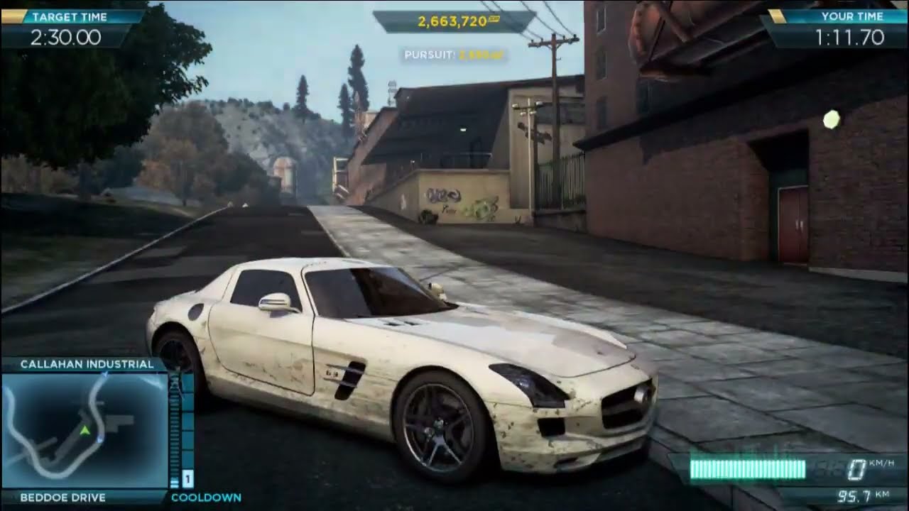 Dizzee Rascal - Bonkers Ost Need for Speed™ Most Wanted Storehouse Stakeout Mercedes-Benz SLS AMG