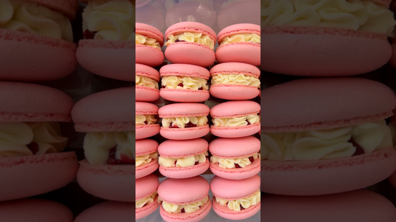 Perfect macaron - easy😱 #macaron #macarons