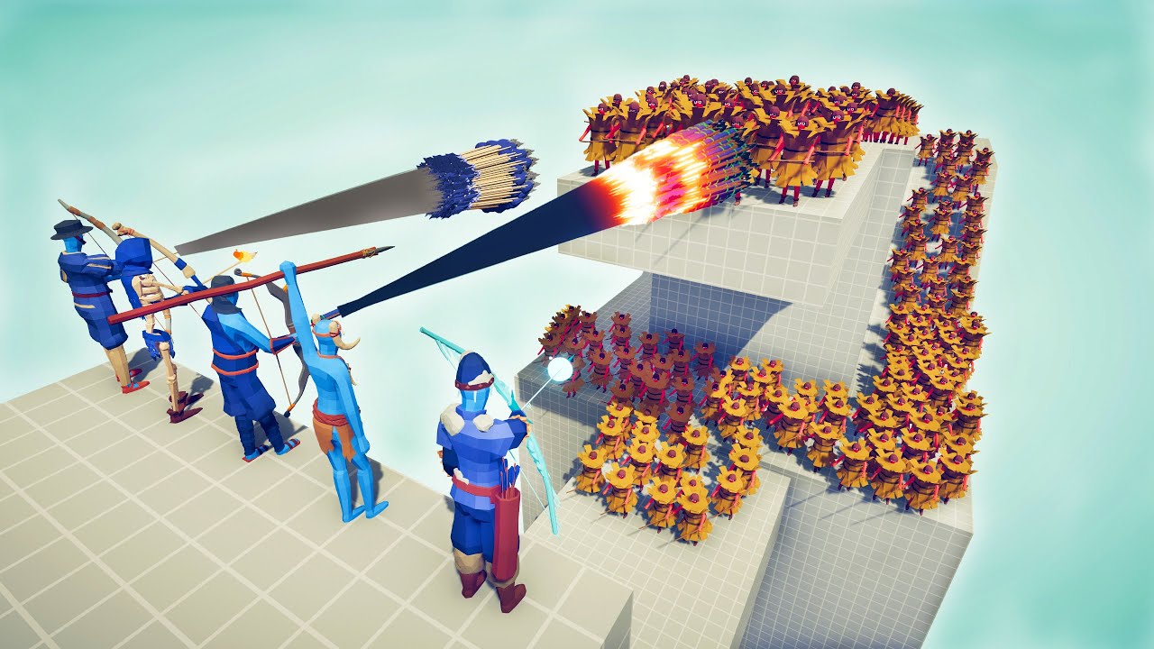 GODS ARMY vs 100x UNITS - Totally Accurate Battle Simulator TABS