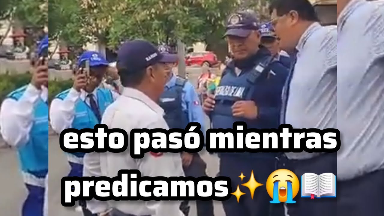 Esto paso mientras predicamos en este lugar...