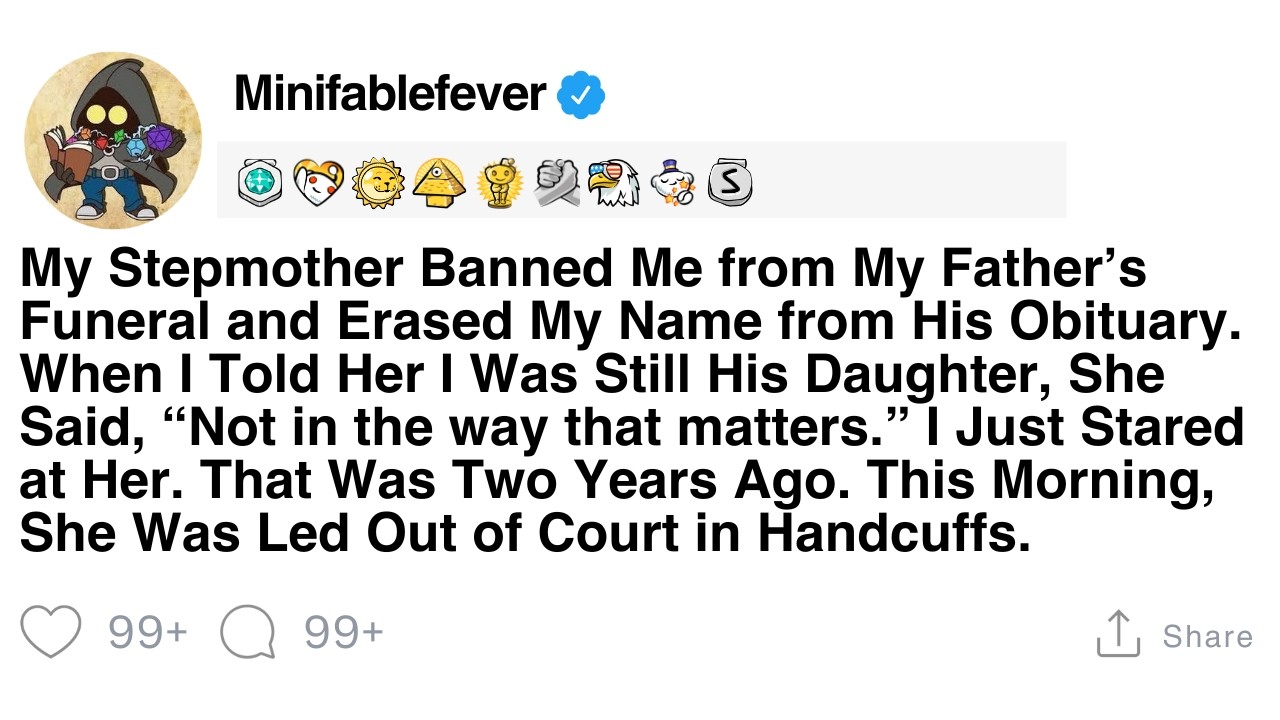 [FULL STORY] My Stepmother Banned Me from My Father’s Funeral and Erased Me from His Obituary