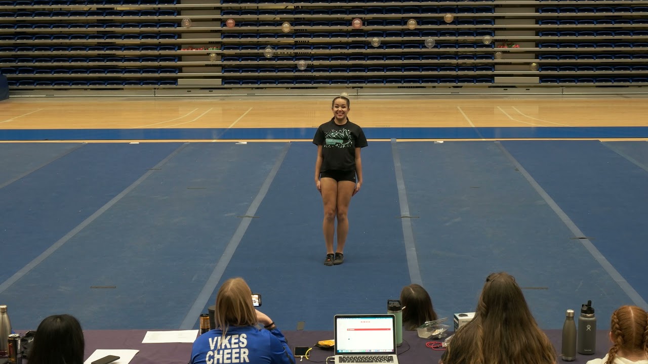 Island Elite - Solo Cheer demo at UVic Dec 5, 2021