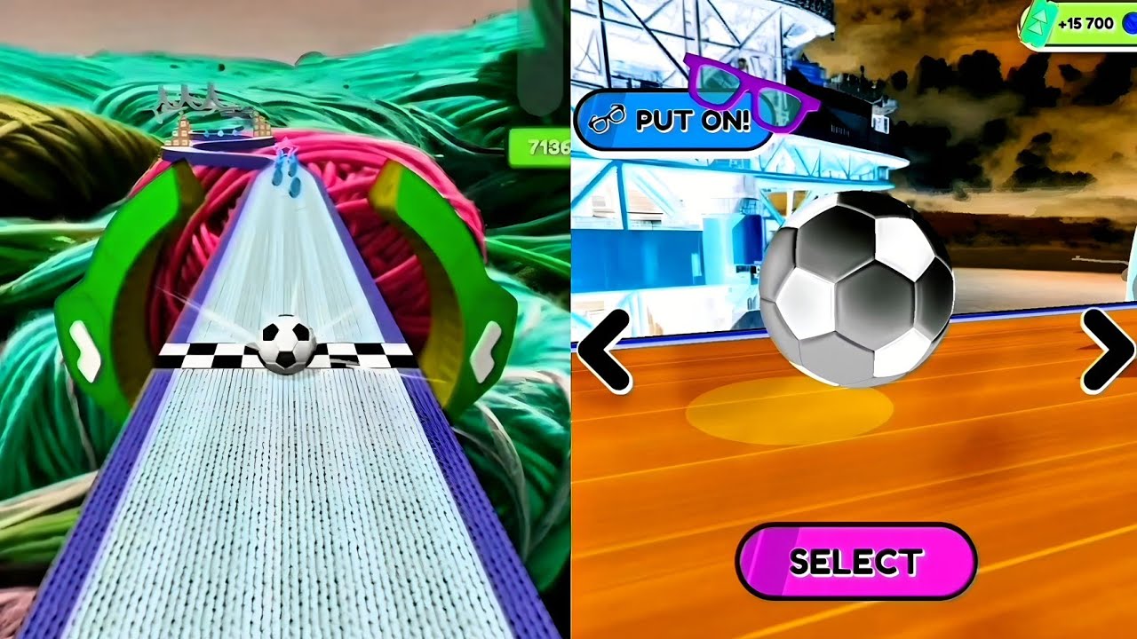 ⚽⚽🌈Going Balls Vs Reverse Video Gameplay SpeedRun New Update Part 3118