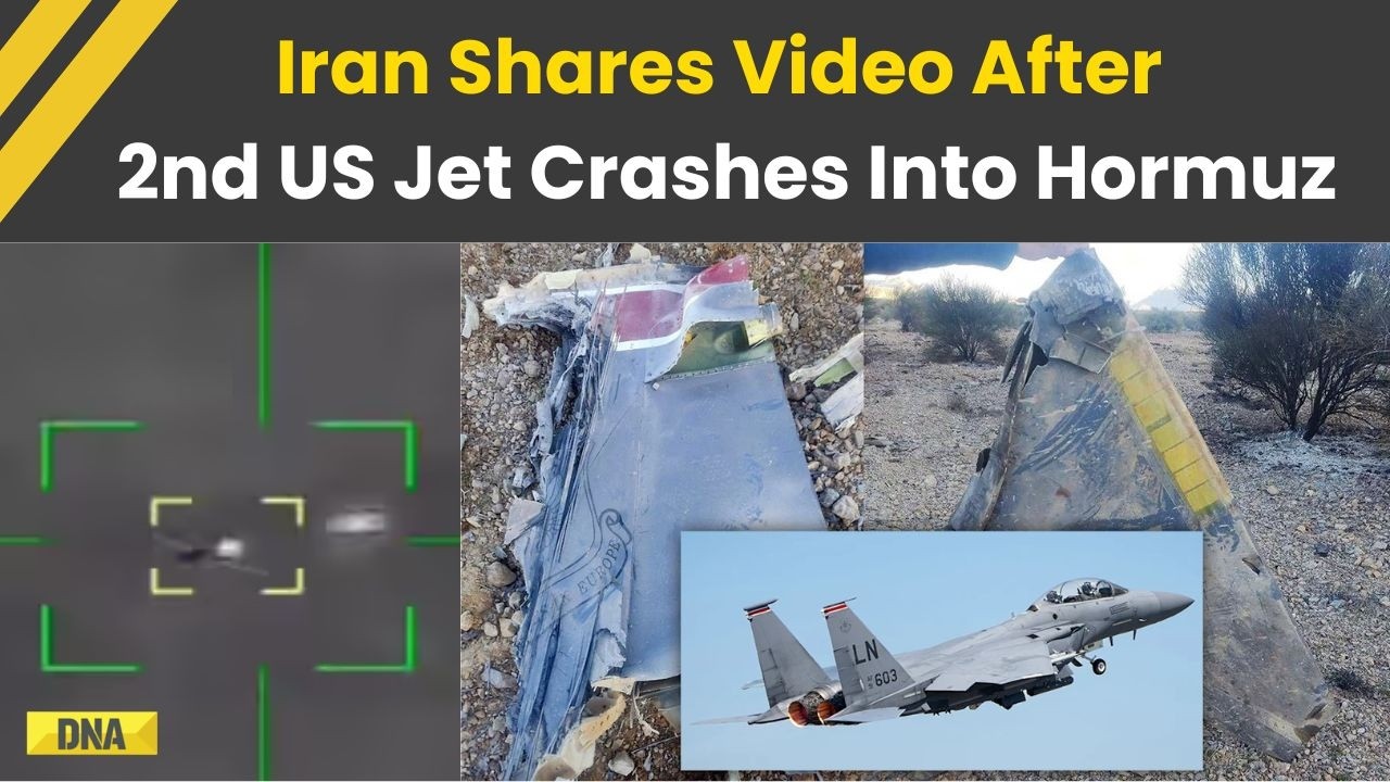 US Iran War: Iran Downs Another US Jet After F-15E, Crashes Into Strait Of Hormuz | Israel Iran War