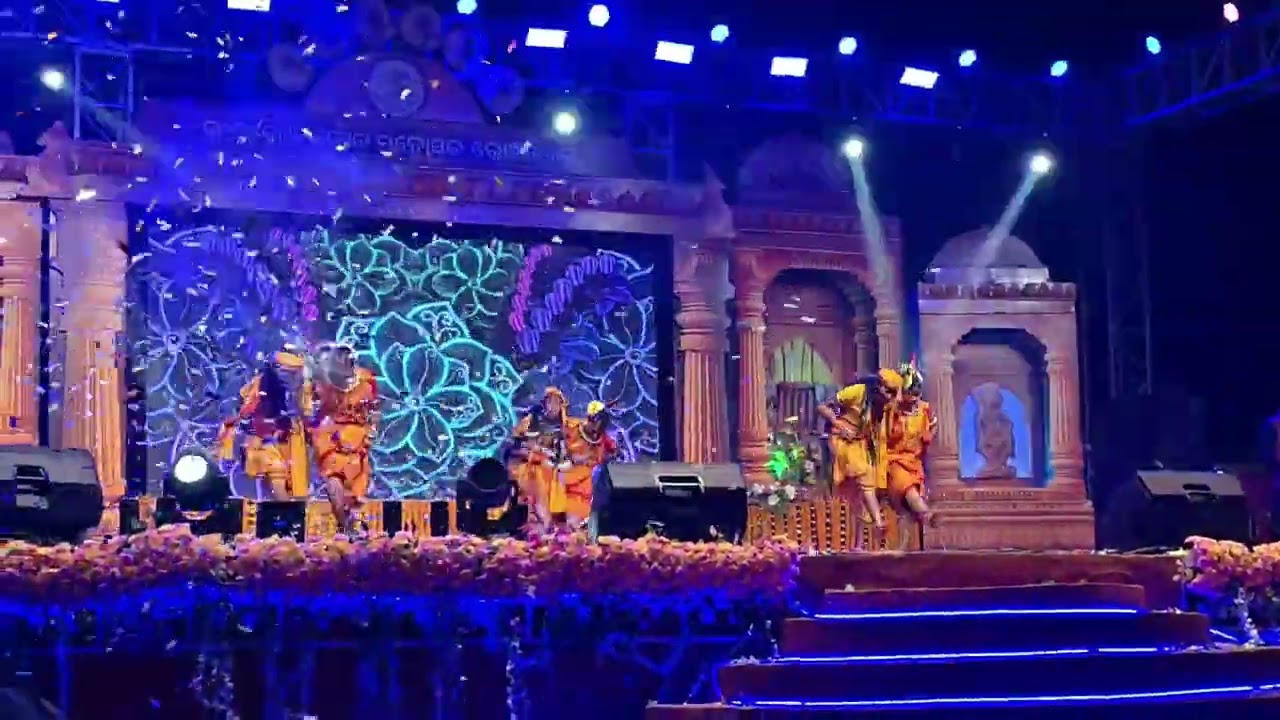 Naktideul Degree college Dhemsa dance group..