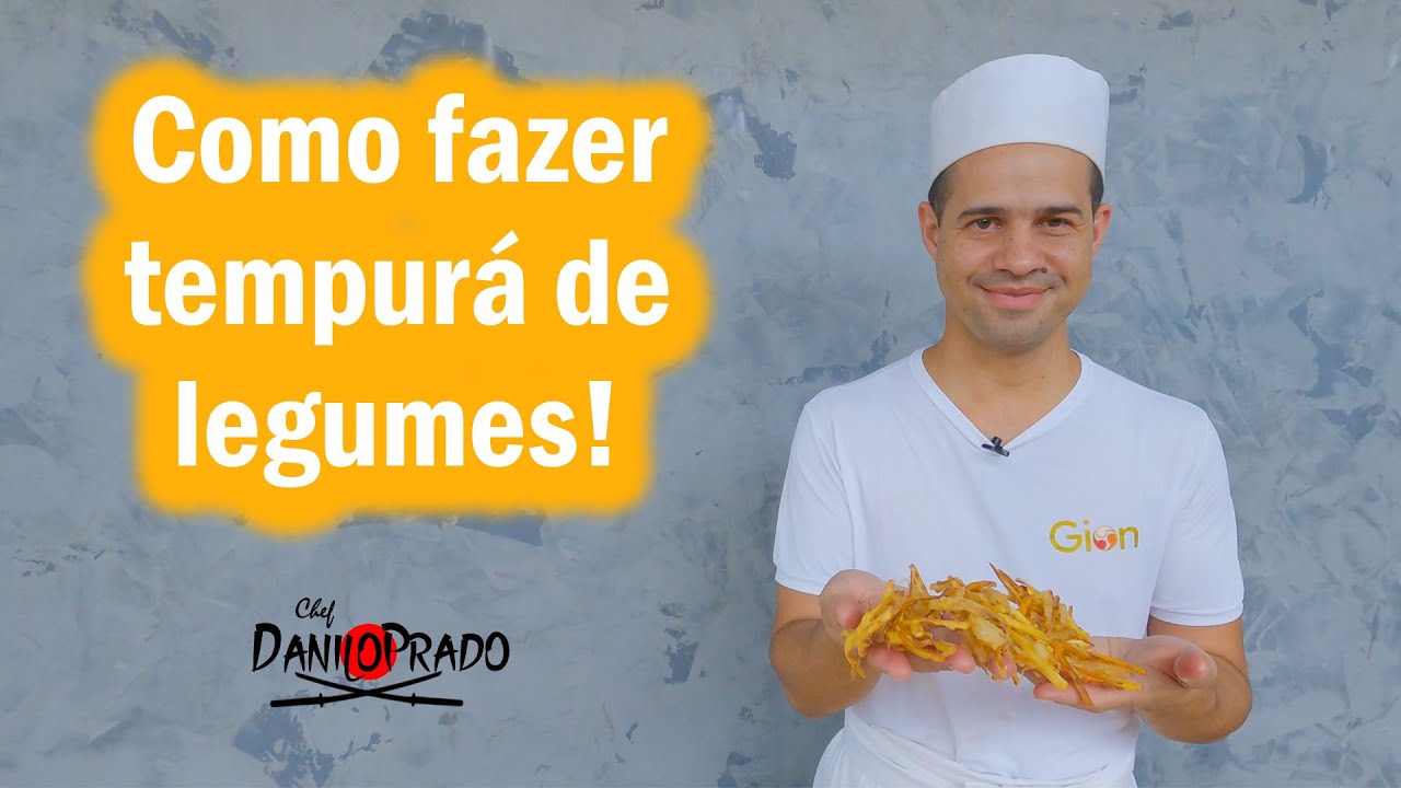 COMO FAZER TEMPURÁ DE LEGUMES / COMO FAZER SUSHI
