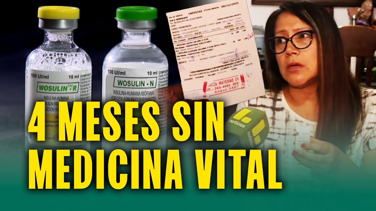¡Niños diabéticos sin insulina! Ministerio asegura que sí tienen stock, pero padres lo desmienten