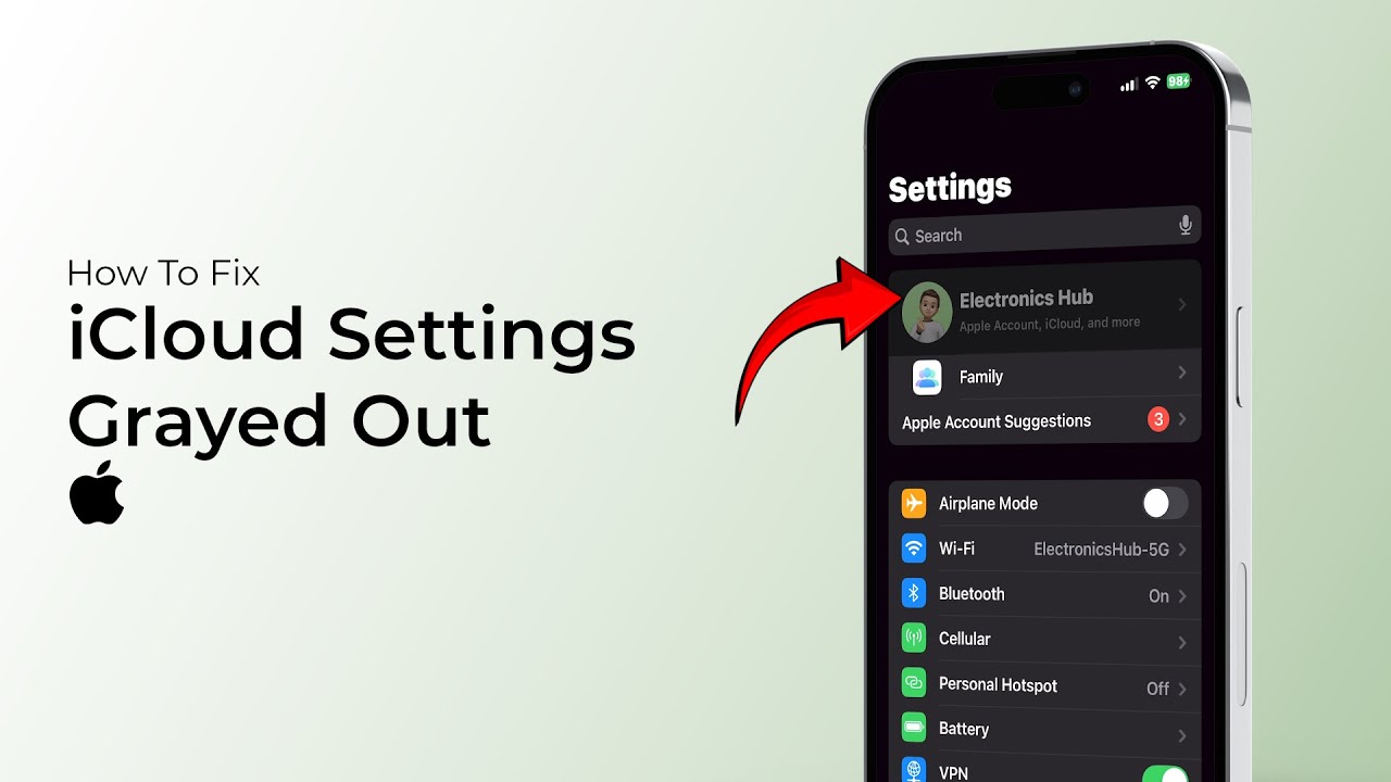 How to Fix iCloud Settings Grayed Out on iPhone?