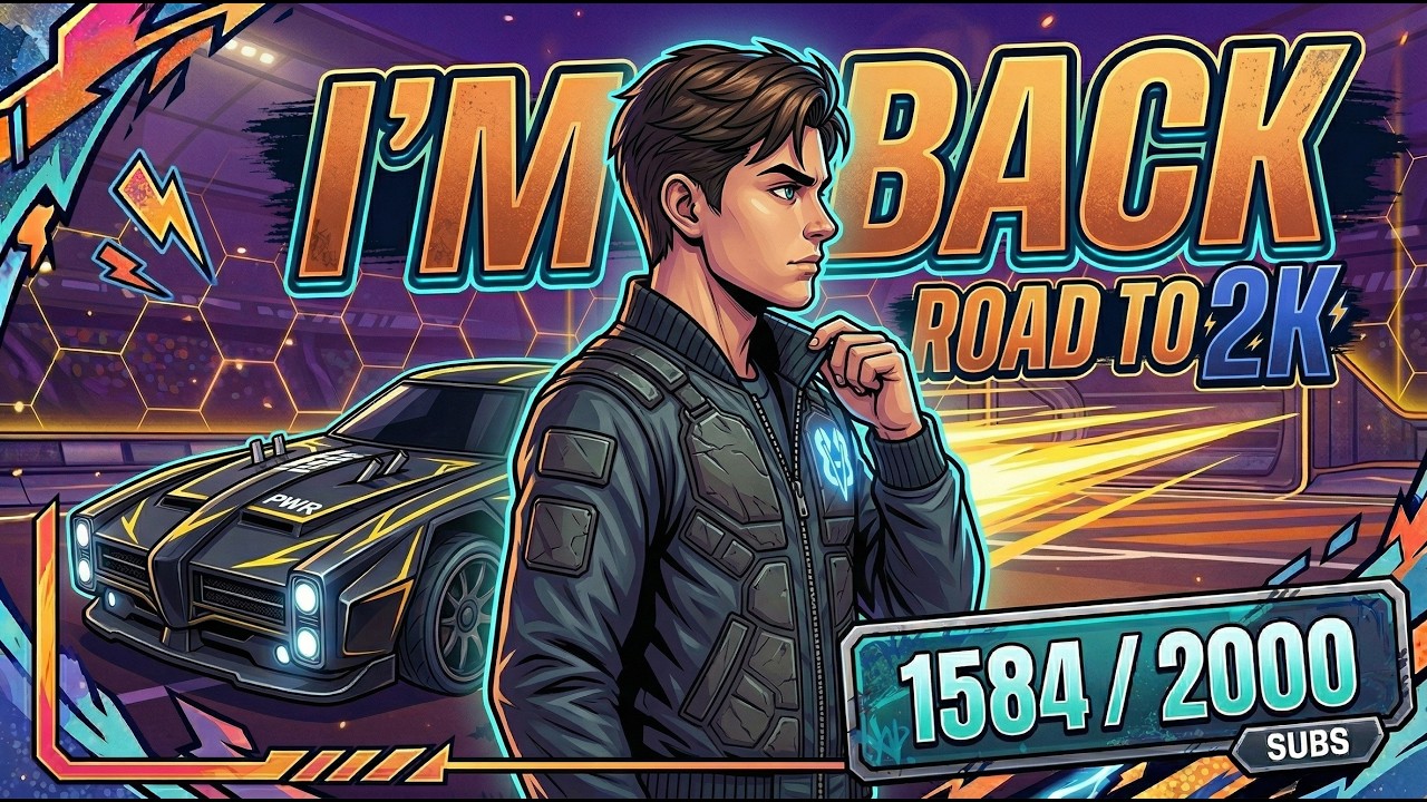 ROAD TO 2K!! | I'M BACK | ROCKET LEAGUE LIVE