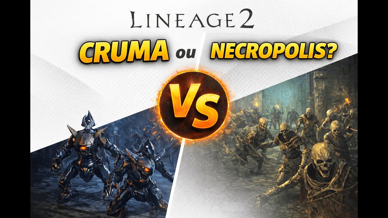 Cruma Tower ou Necropolis no Lineage 2? Onde Upar Após Virar Warrior