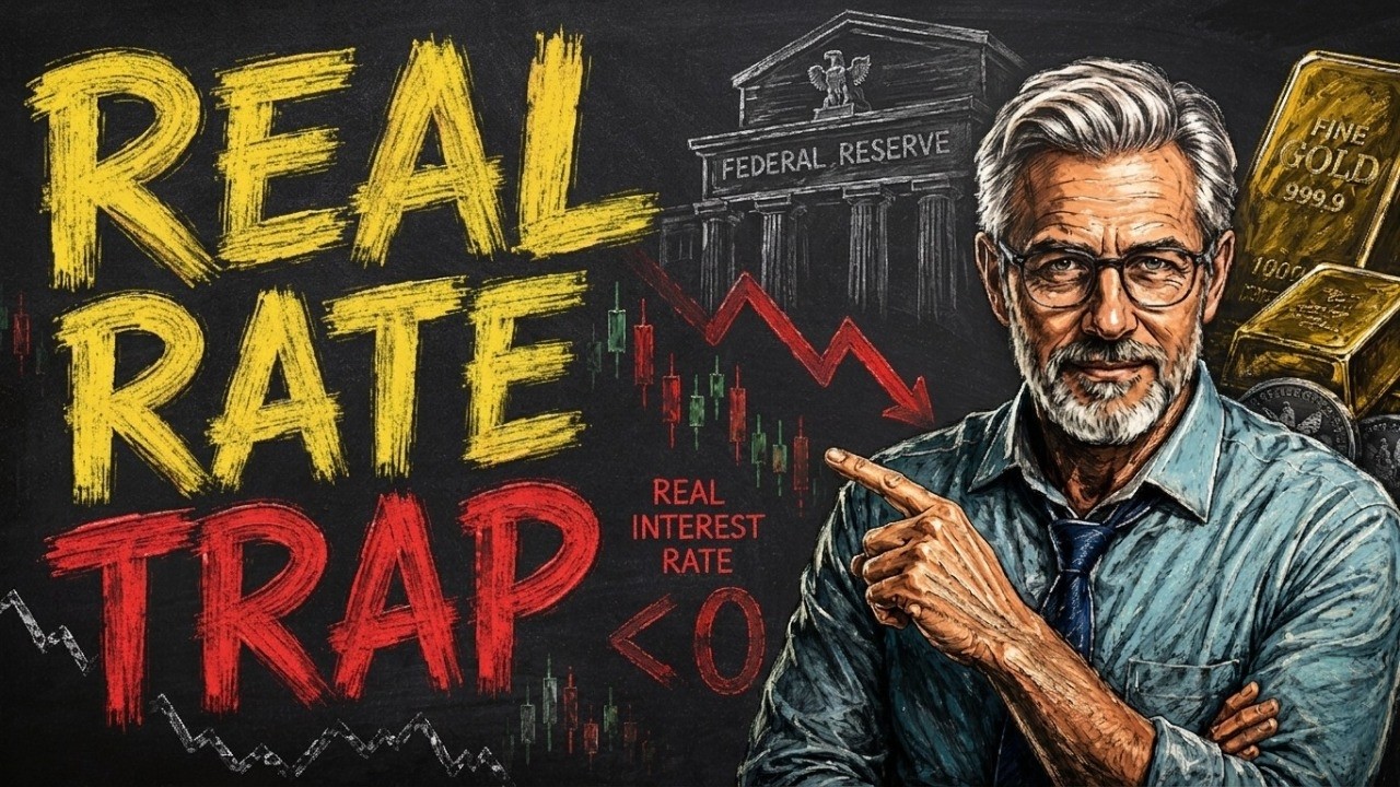 Real Interest Rate Trap 📉🪙 Why Gold & Silver Are Inevitable | Monetary Collapse