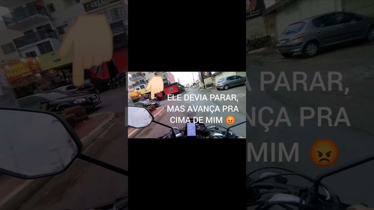 Avan&ccedil;ou pra cima 😡 #observa&ccedil;&otilde;esdiarias #perigo #transito #df #moto #susto #ceilandia #fechada