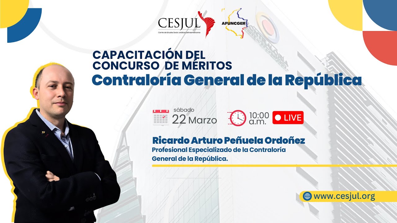 🚨Capacitación del concurso de Méritos Contraloría General de la República🚨