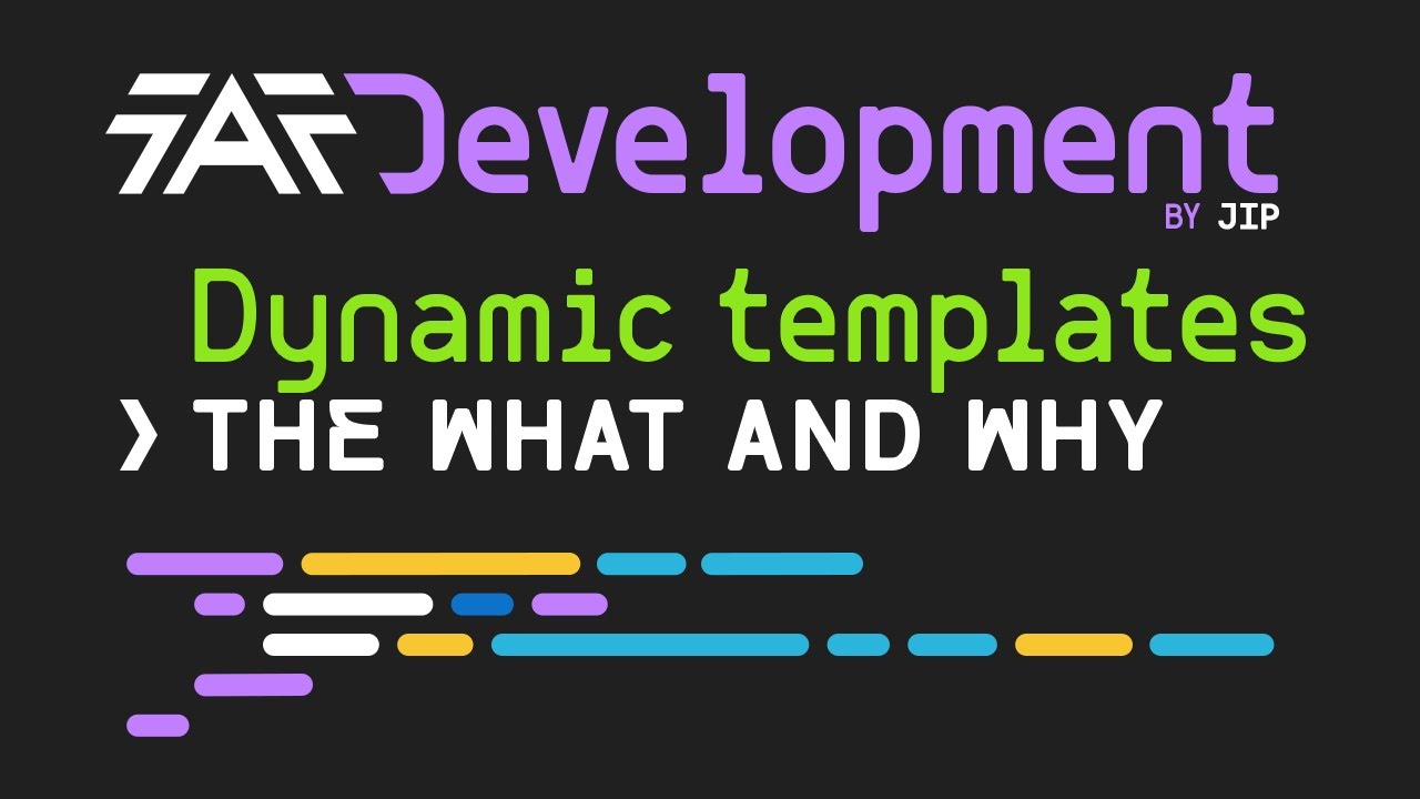Context based templates - the what and why