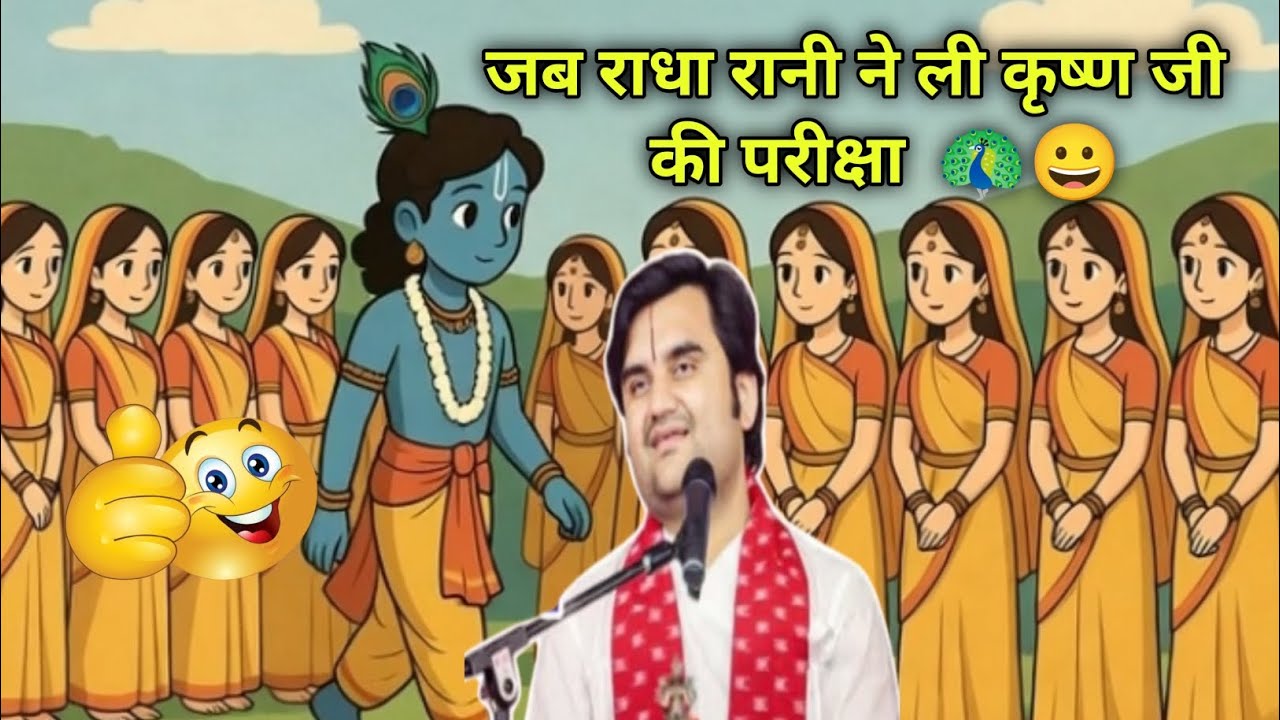 #राधा रानी ने ली #कृष्ण जी की #परीक्षा बहुत ही अद्भुत #लीला | Indresh@BhaktiPath #animation #cartoon