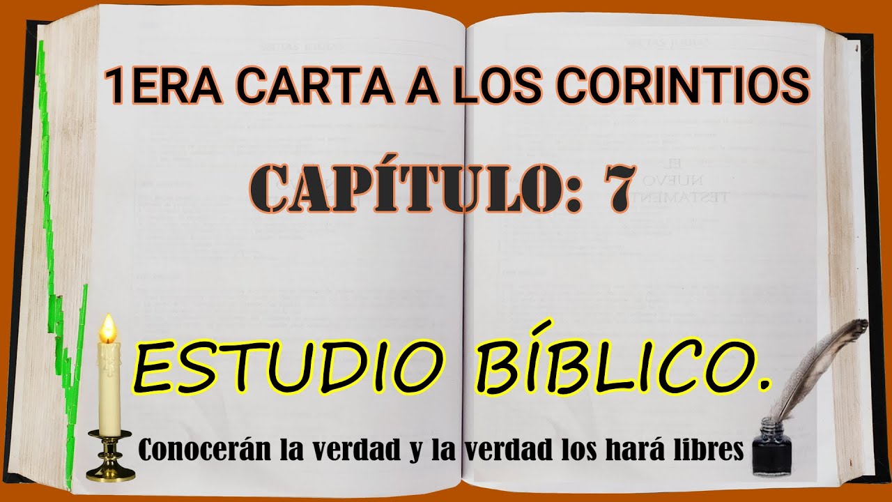1 corintios capítulo 7 estudio bíblico J. Vernon McGee