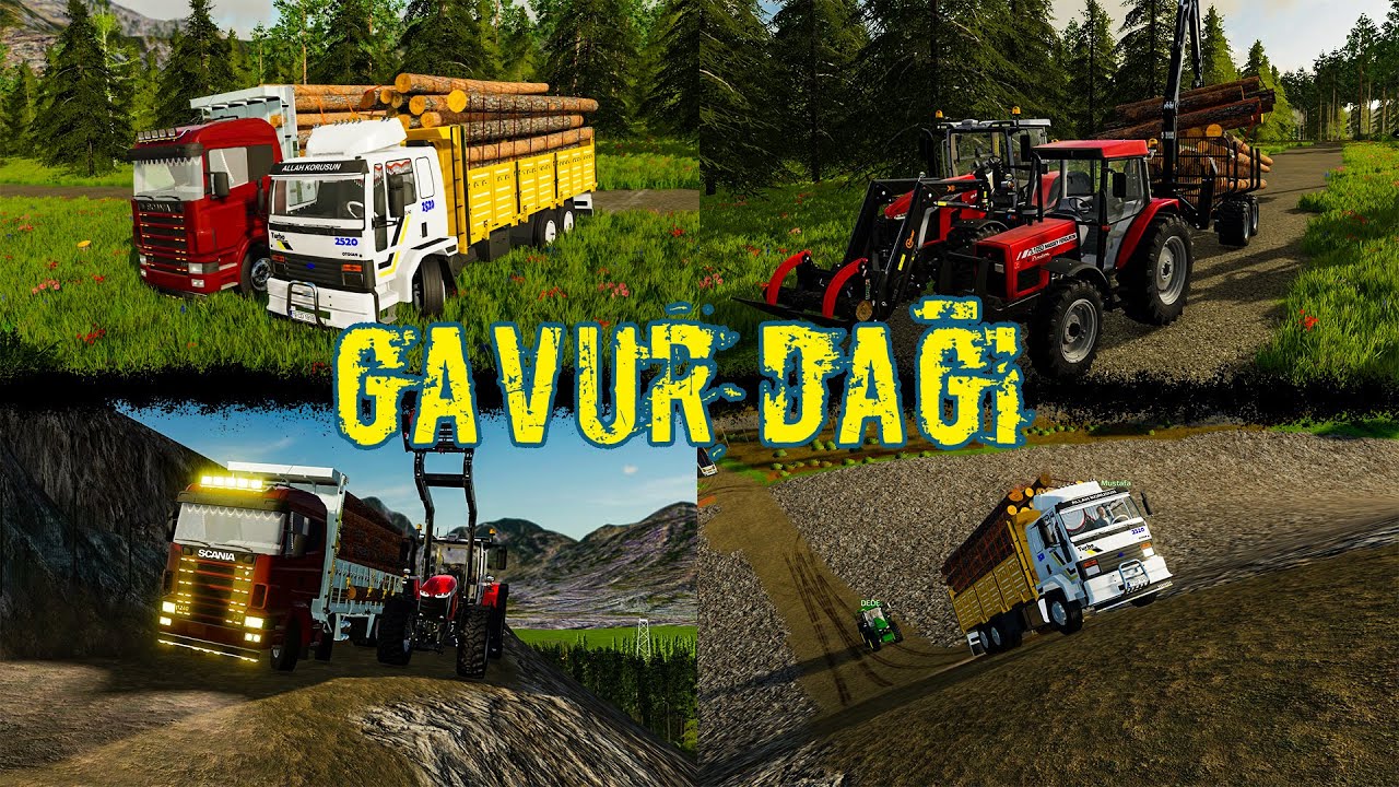 GÂVUR DAĞINDA ZORLU TOMRUK SEVKİYATI! |FS 22| |FORD CARGO 2520| |SCANIA G360| |MF 3105| |MF 8s|
