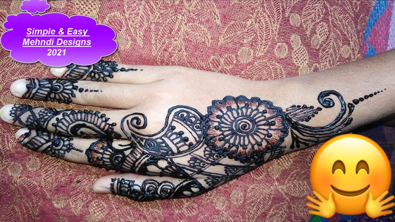 Simple And Easy Mehndi Designs - Back Hand Mehndi Designs - Beautiful Mehndi - Latest Mehndi Designs