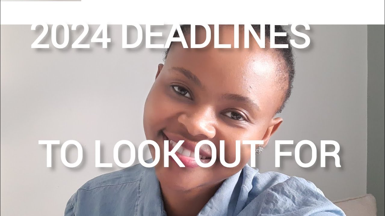 2024  TAX DEADLINES TO LOOK OUT FOR