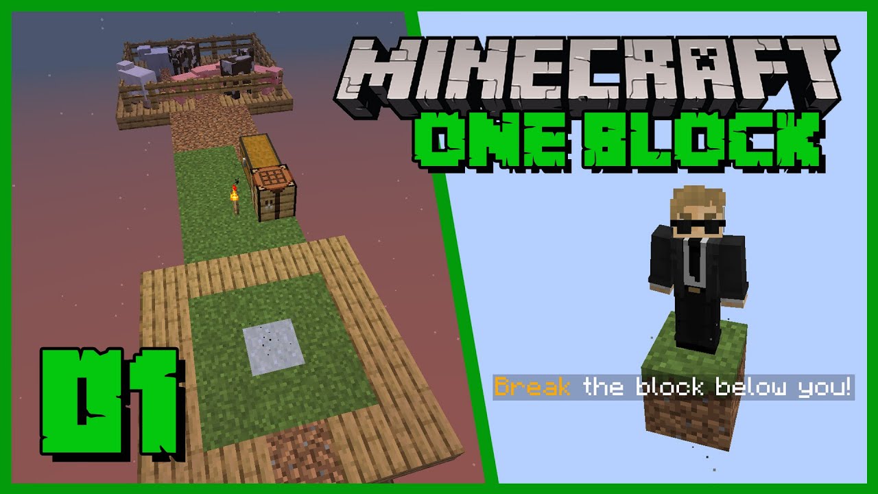 Minecraft OneBlock - gra na jednym bloku! | Minecraft 1.18 SkyBlock #01