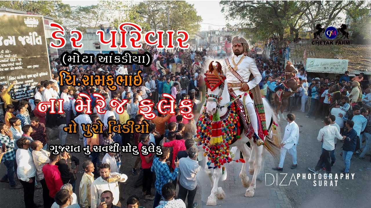 Ramku Bhai Der Marriage Fuleku(Chetak Farm Mota Ankadiya) રામકુભાઈ ડેર ના લગ્ન ફુલેકુ પુરો વિડીયો