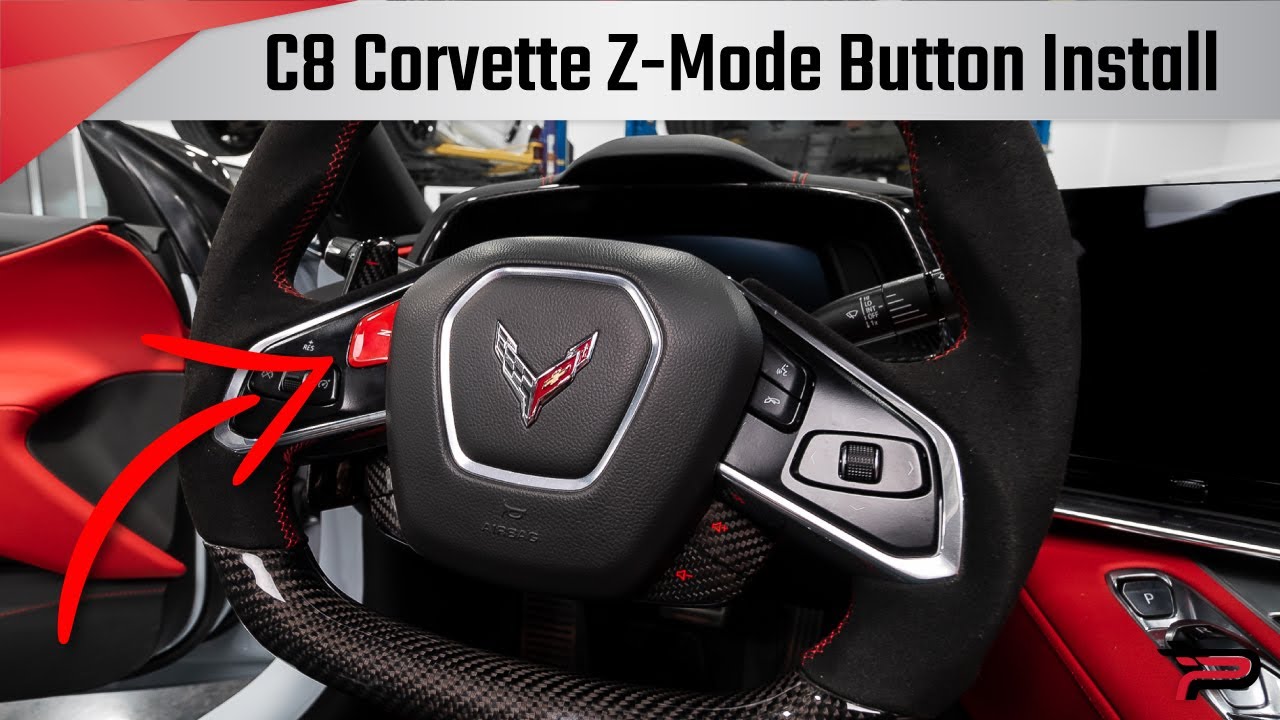 C8 Corvette Z-Mode Button Install - Red or Blue - Paragon Performance