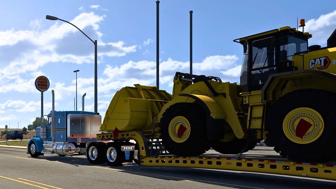 American Truck Simulator: Pizzster's Murray Lowboy Trailer