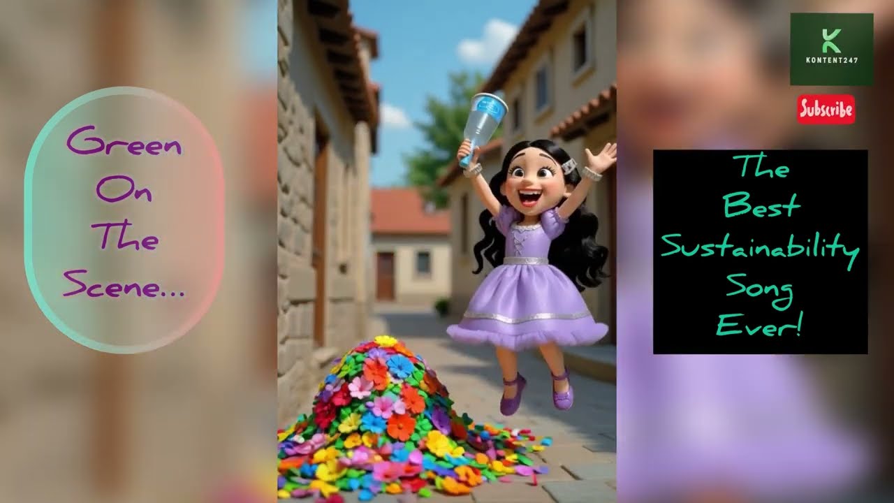 Green on the Scene | Best Sustainability Song Ever | Lyrics by Asmara A.S | #savetheplanet #kids