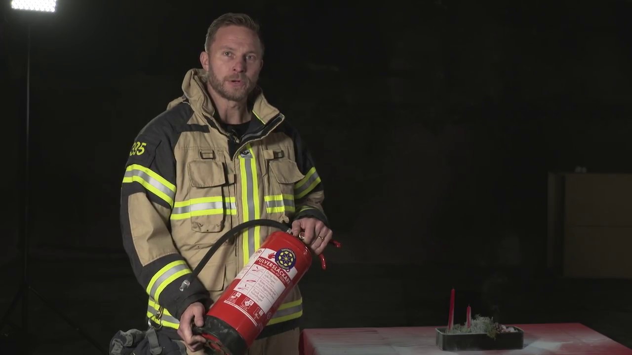 Hur använder man en pulversläckare?