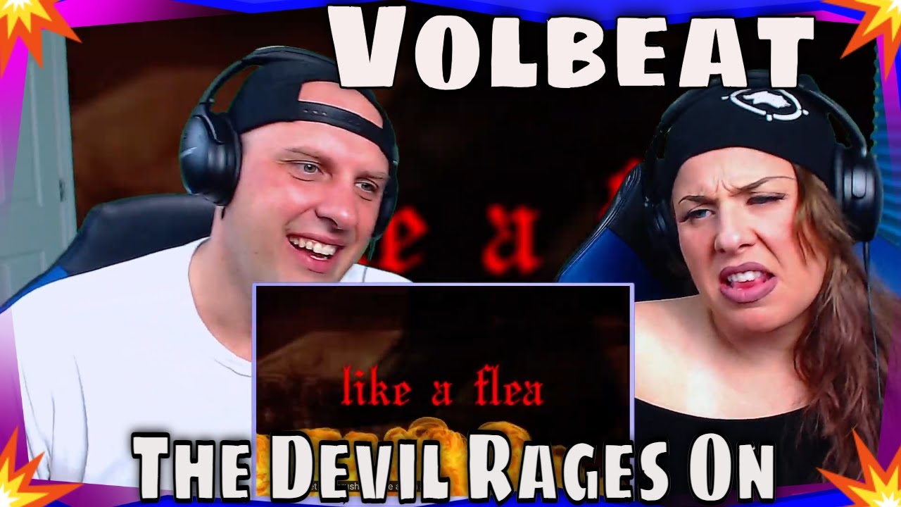 #reaction to Volbeat - The Devil Rages On (Lyric Video) THE WOLF HUNTERZ REACTIONS