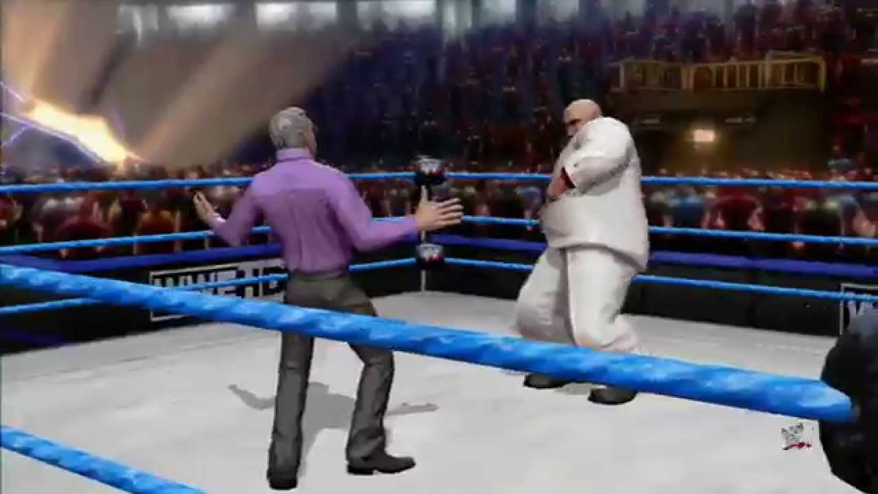 WWE All Stars !!! HD STAN LEE VS KINGPIN Wilson Fisk IN A EXTREME RULES MATCH Gameplay By powerbombx
