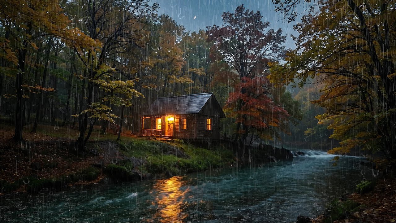 Deep Sleep Rain Forest | Close Your Eyes and Unwind with Heavy Rain Sounds - Relaxation Rain Sounds