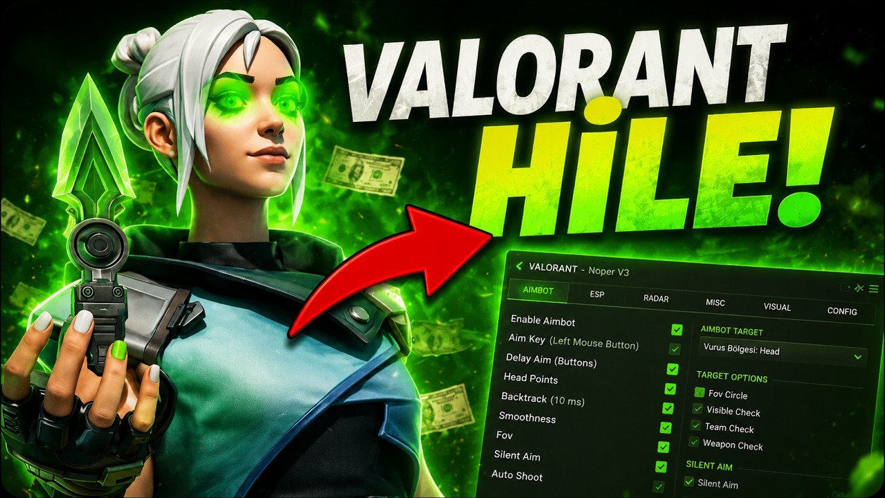 🔥 VALORANT HİLE 2026 GÜNCEL! ÜCRETSİZ ( SKİN CHANGER ) 🔥