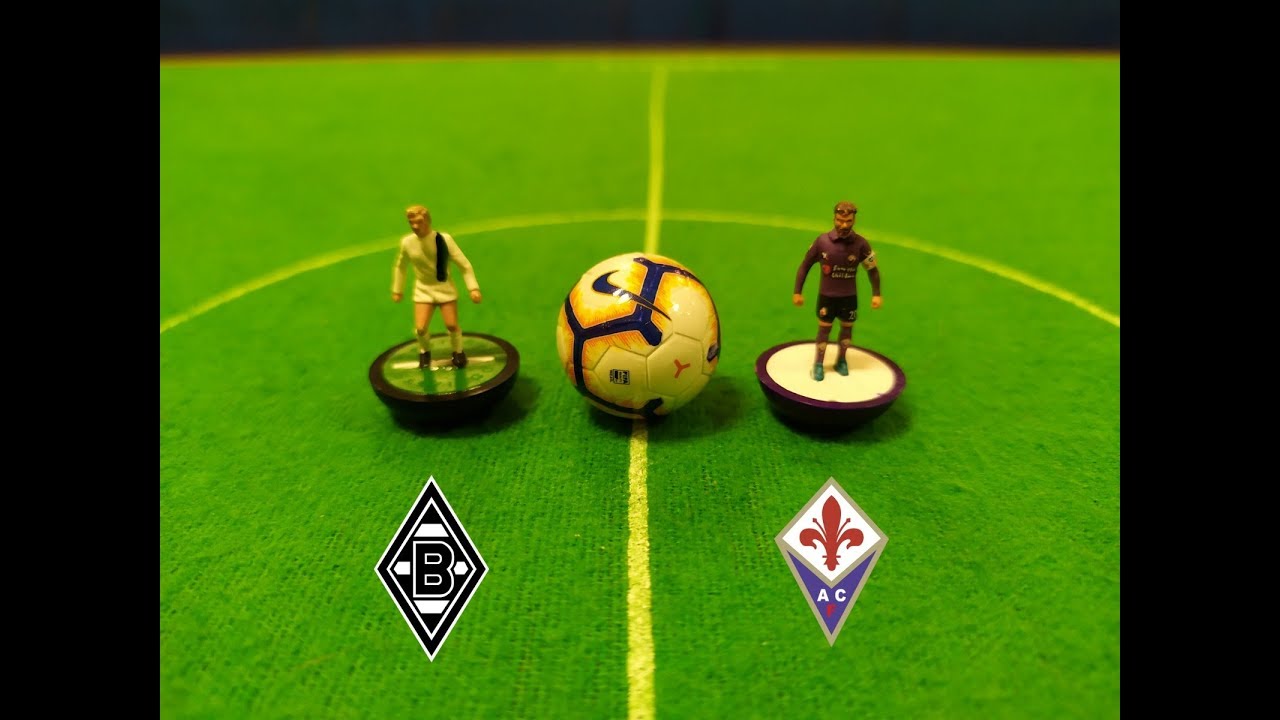 Calcio amichevole Fiorentina Borussia Mönchengladbach Subbuteo Club Beach Boys