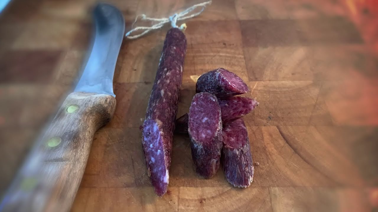 wild salami, salami van gans